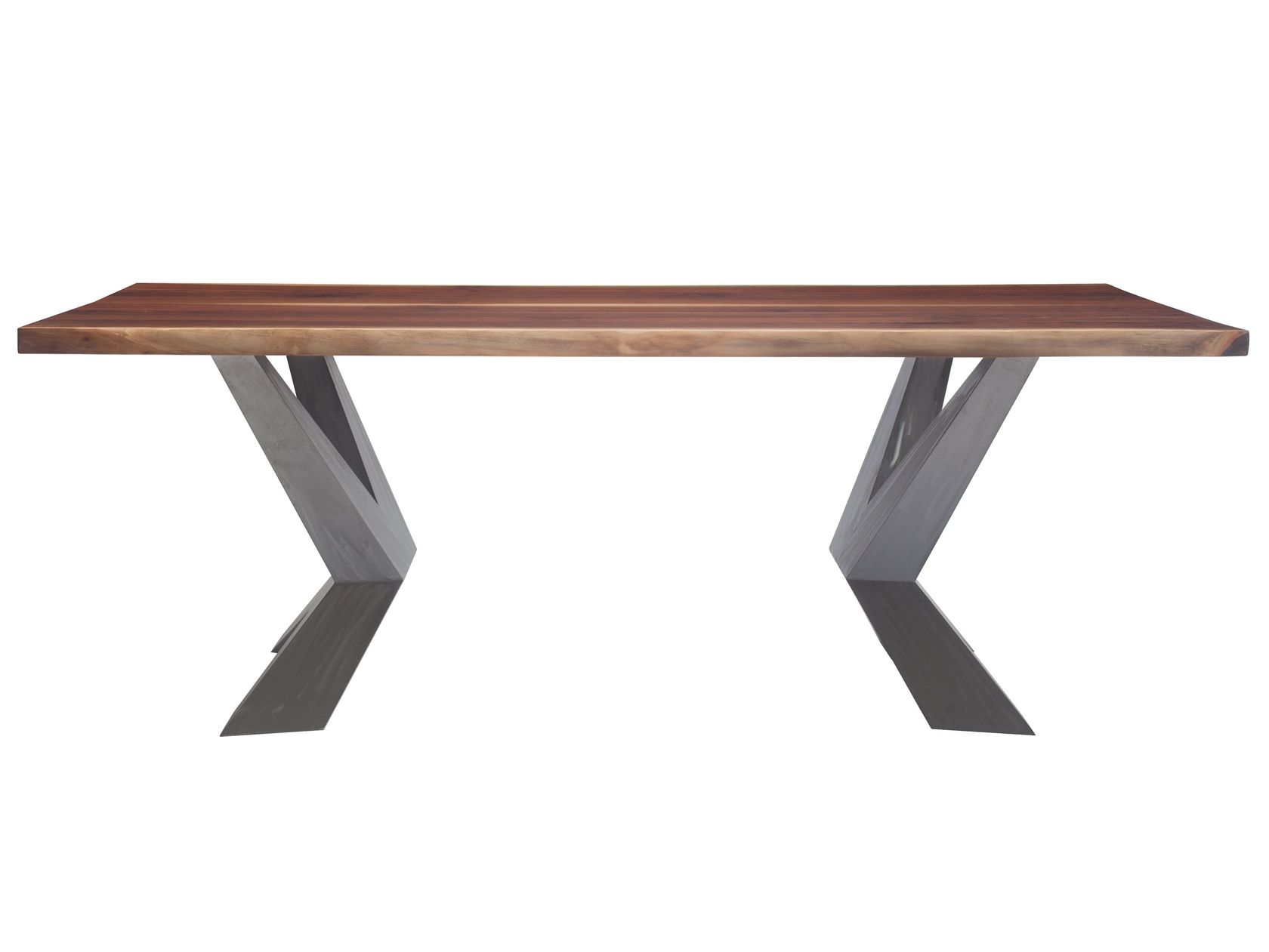 Rectangular steel and wood table ATLAS By Italcollections