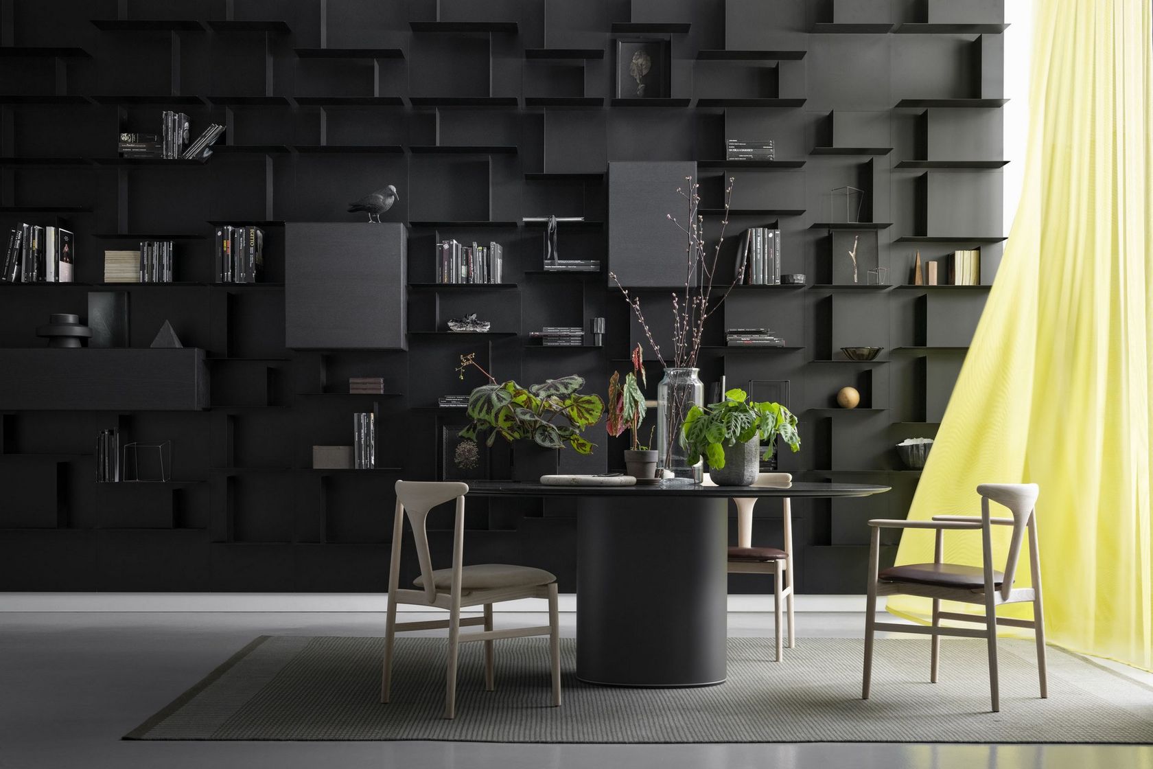 AVENUE LIBRARY Wall-mounted metal bookcase By Kristalia | design ruga ...