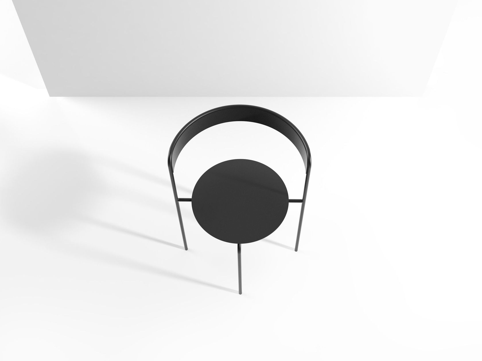 AVOA CHAIR Stuhl aus pulverbeschichtetem Stahl By Matter Made