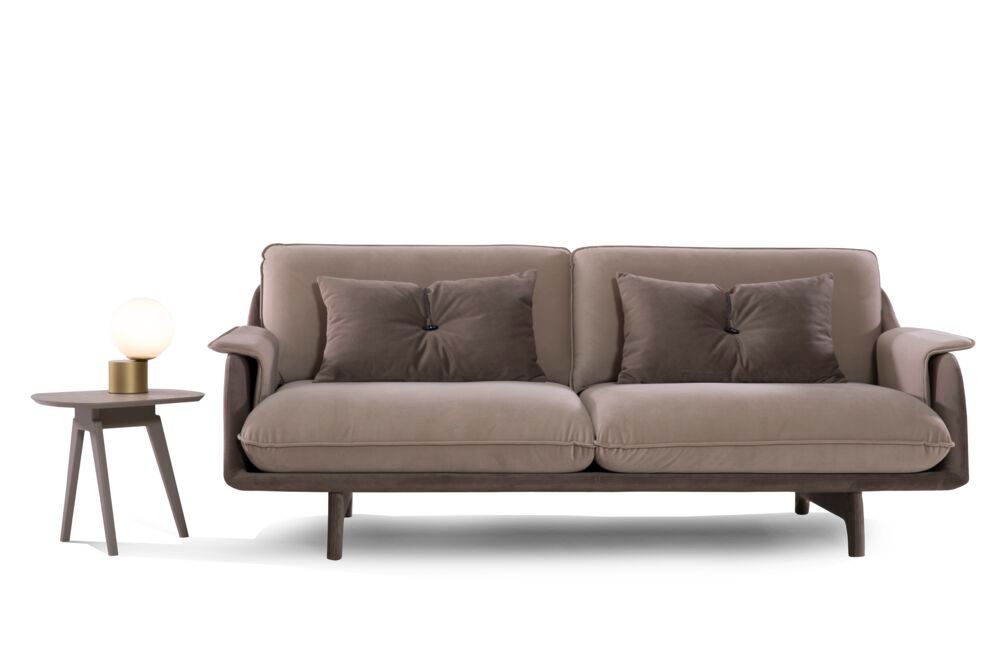 Evelynn - Canapé 3 places tissu personnalisable - Vue supplémentaire 1