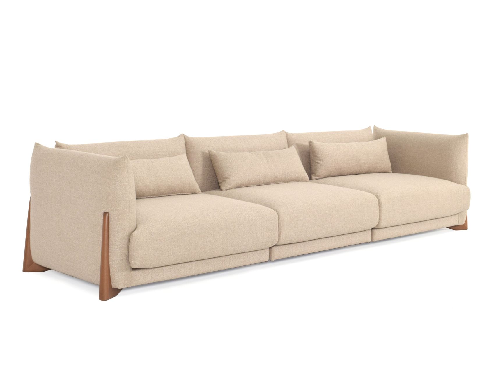 Hazel - Canapé 4 places tissu personnalisable - Vue supplémentaire 1