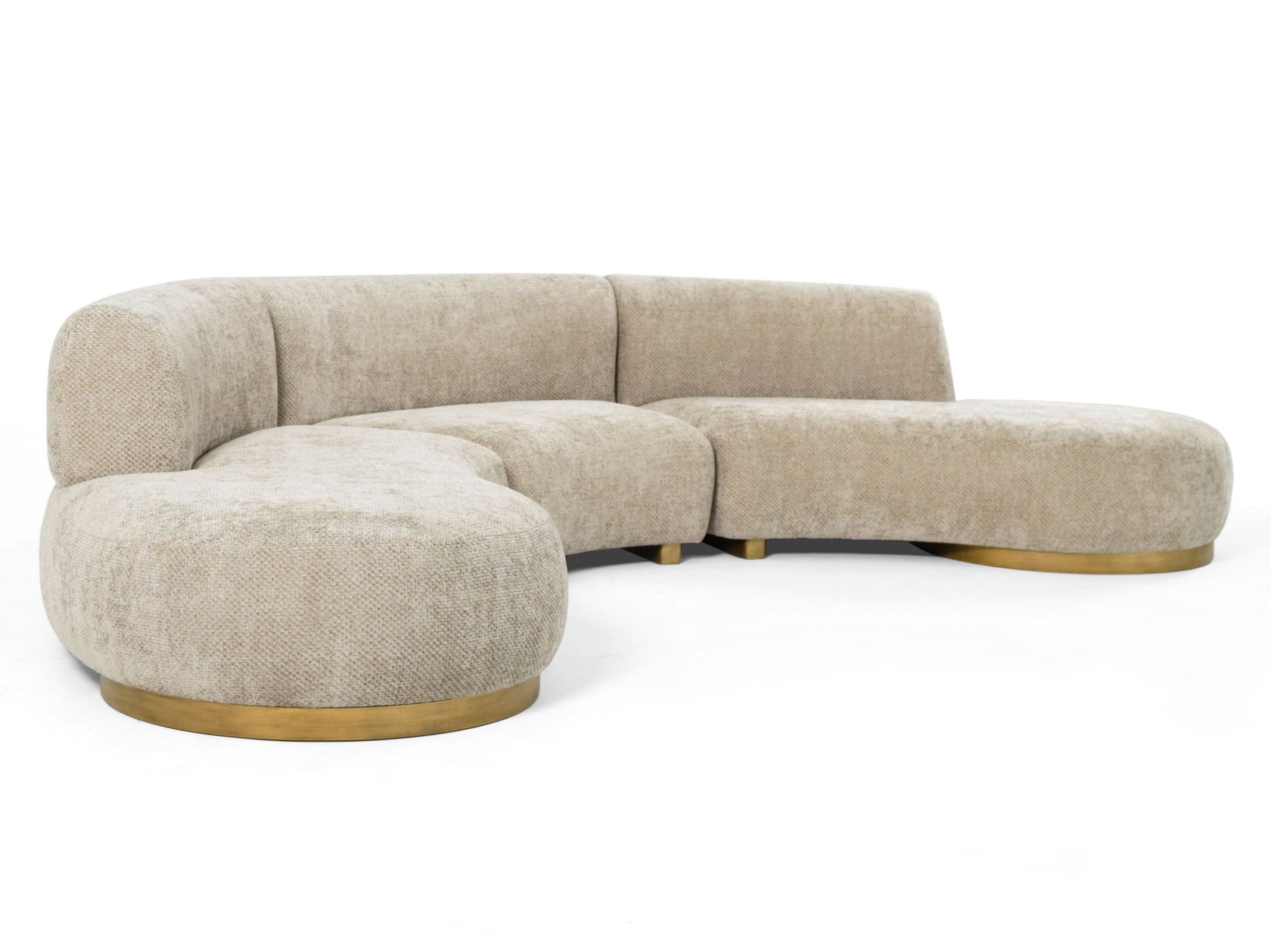Linh - Canapé modulable 5 places tissu personnalisable - Vue supplémentaire 1