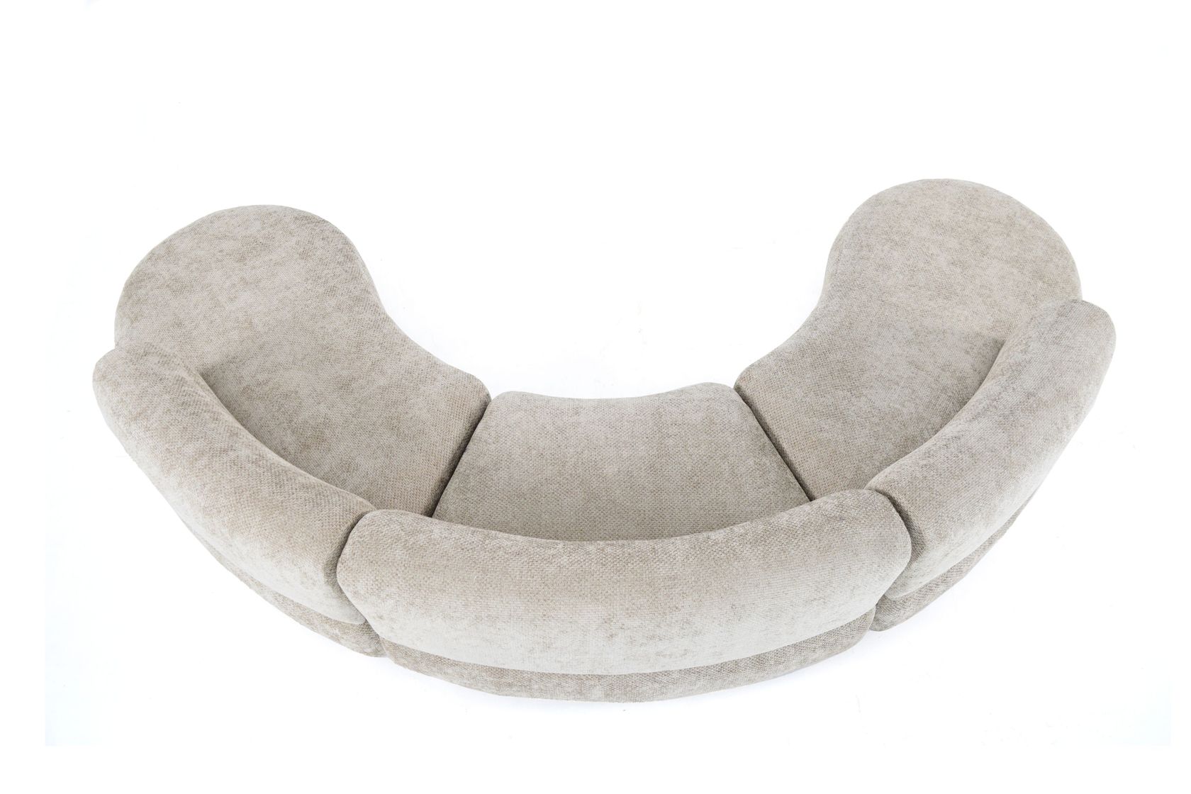 Linh - Canapé modulable 5 places tissu personnalisable - Vue supplémentaire 2