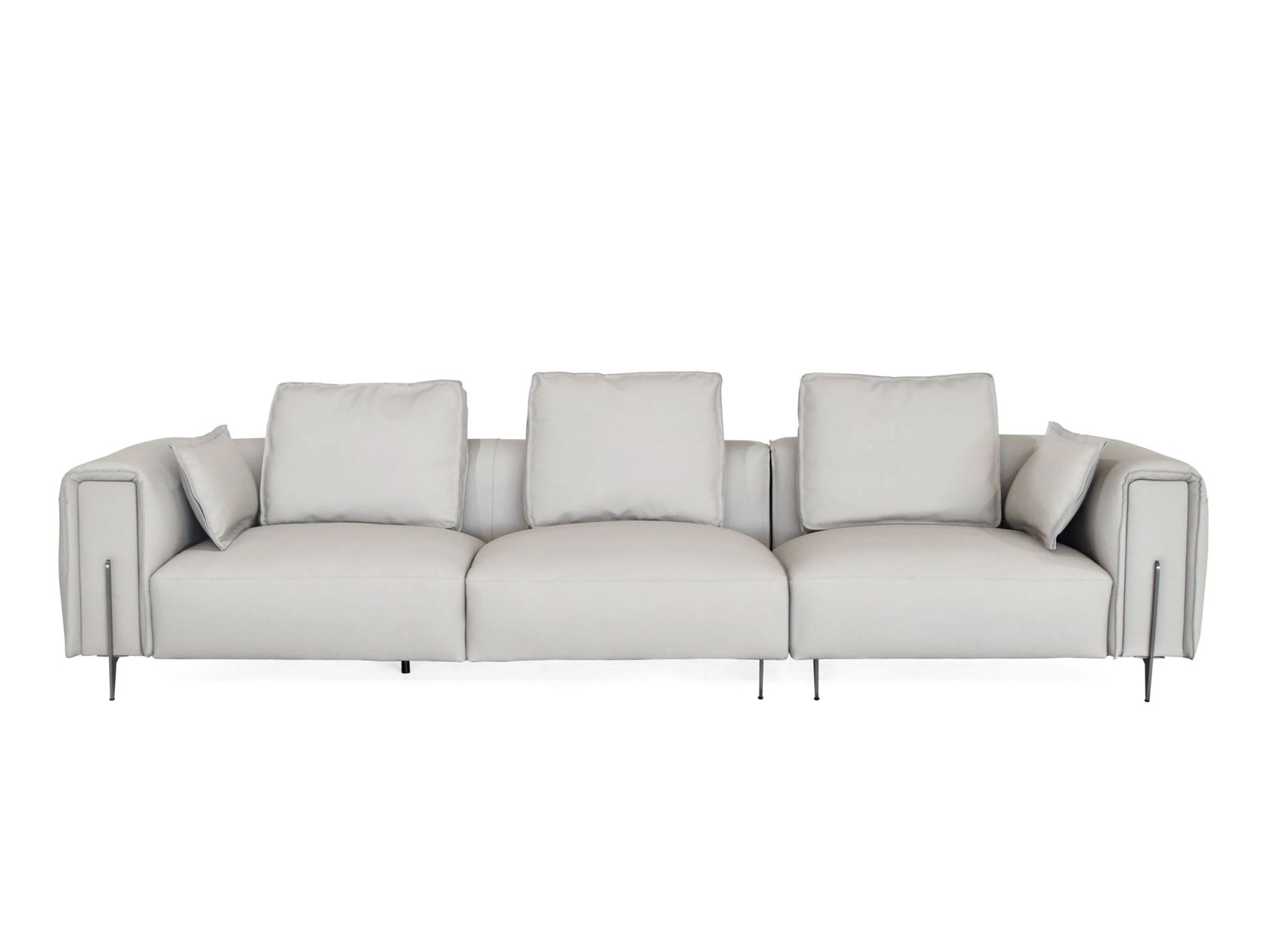 Oxford - Canapé cuir gris
