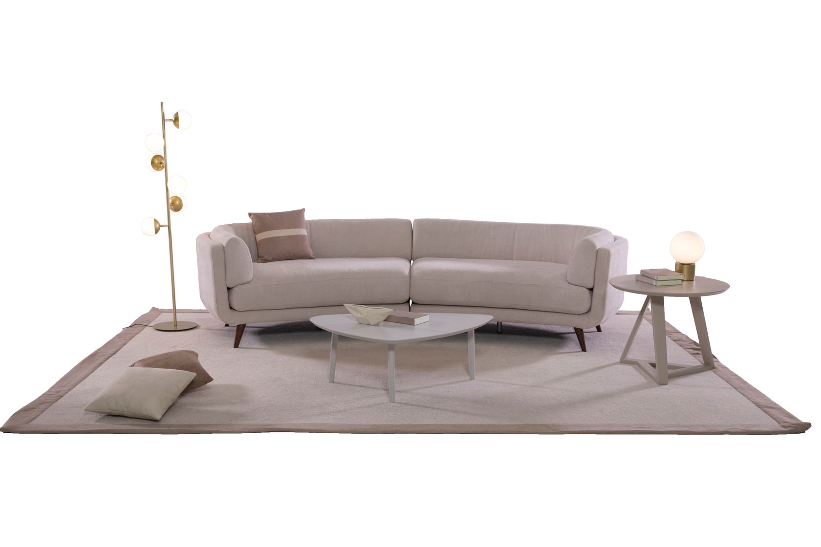 Sardegna - Canapé modulable tissu personnalisable - Vue supplémentaire 1