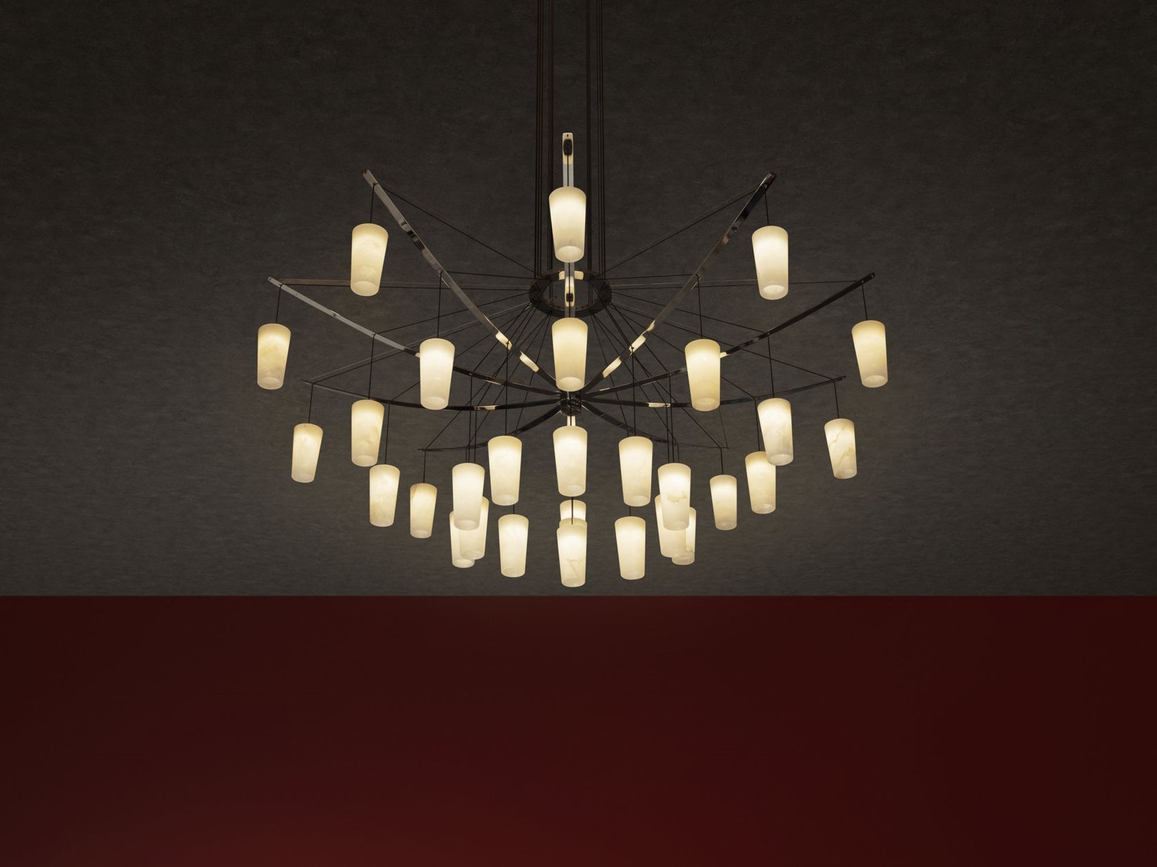 CATENARIA Alabaster pendant lamp Catenaria Collection By LEDS C4