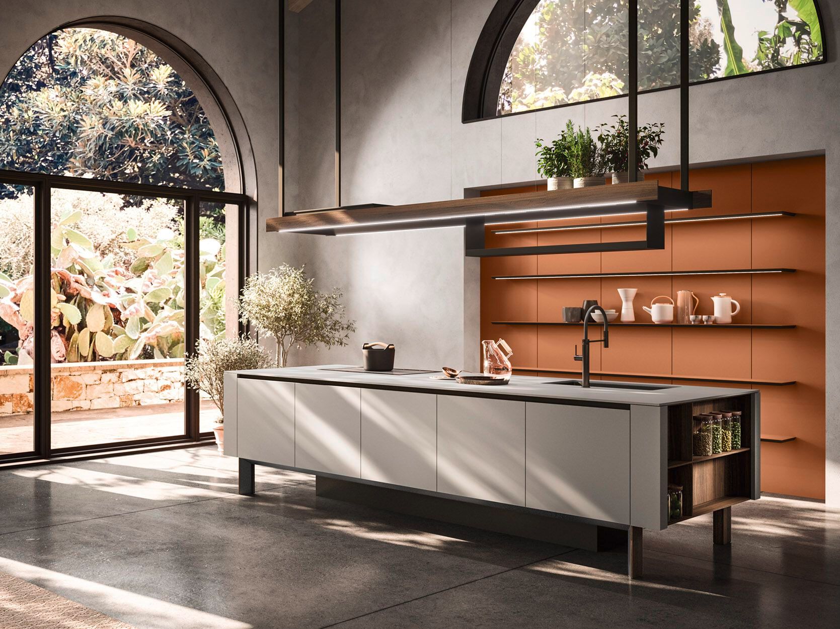 AK_PROJECT_04 Fitted kitchen with island By Arrital