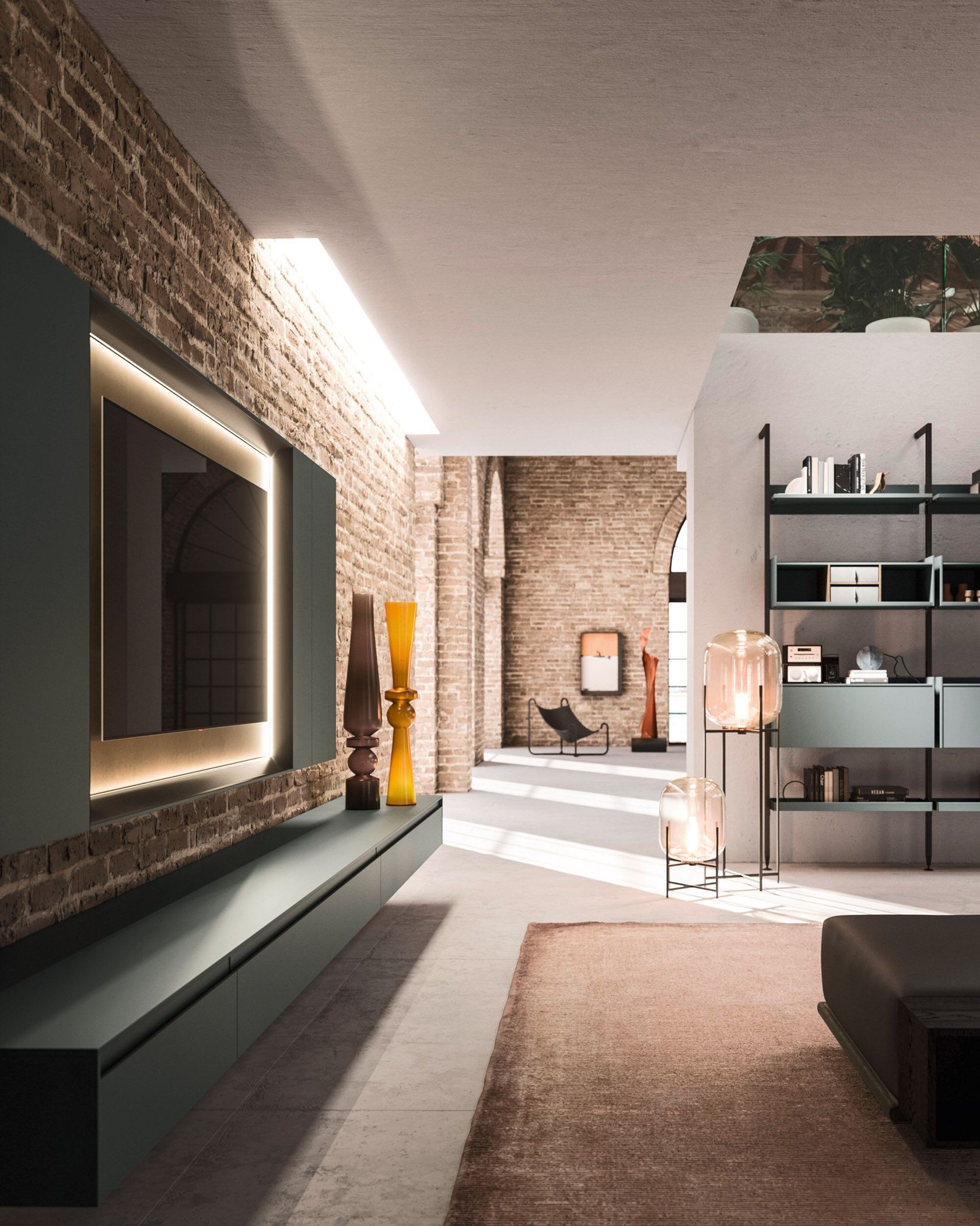 ALU_DISPLAY TV cabinet By Arrital