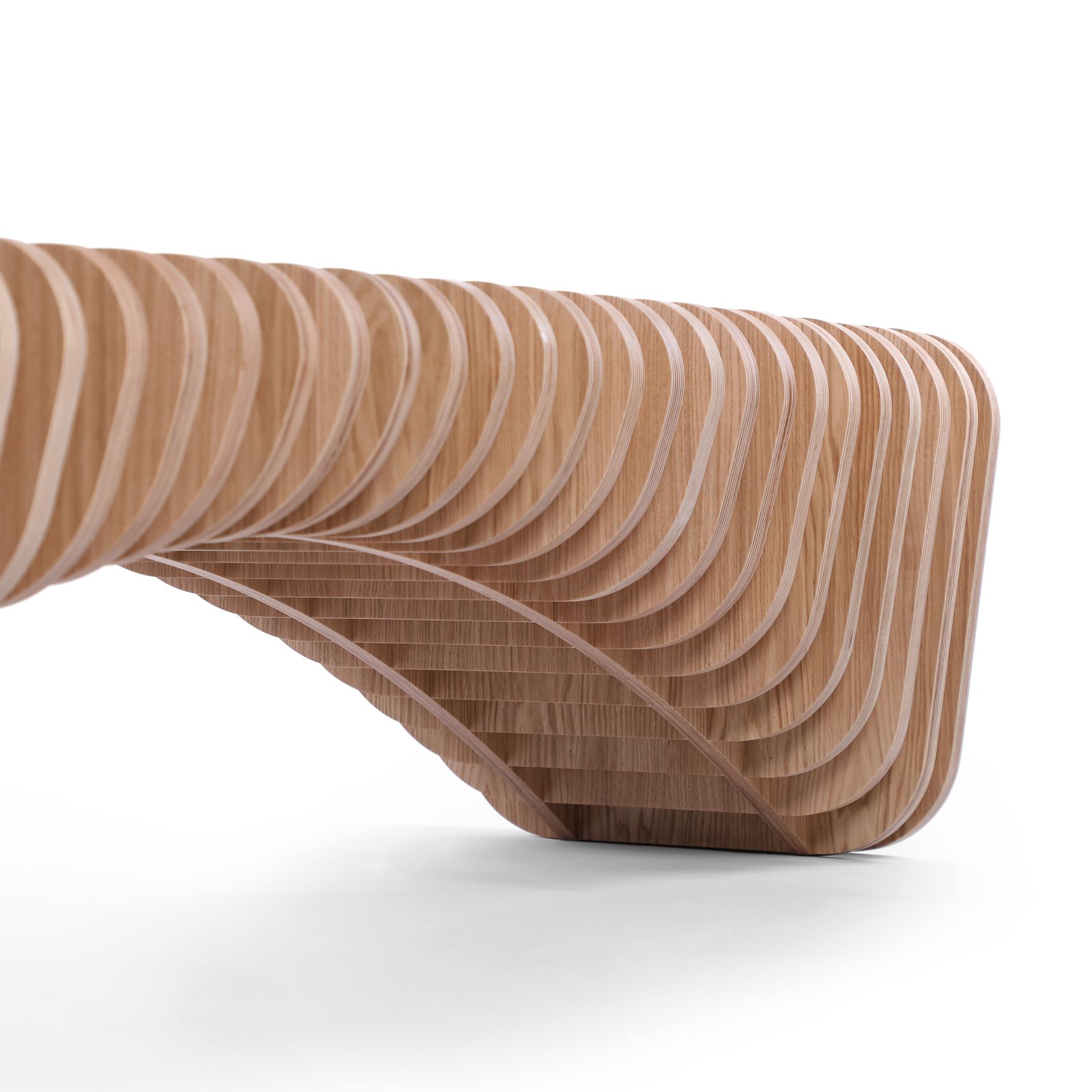 B Wood veneer bench seating By ODESD2 design Svyatoslav Zbroy