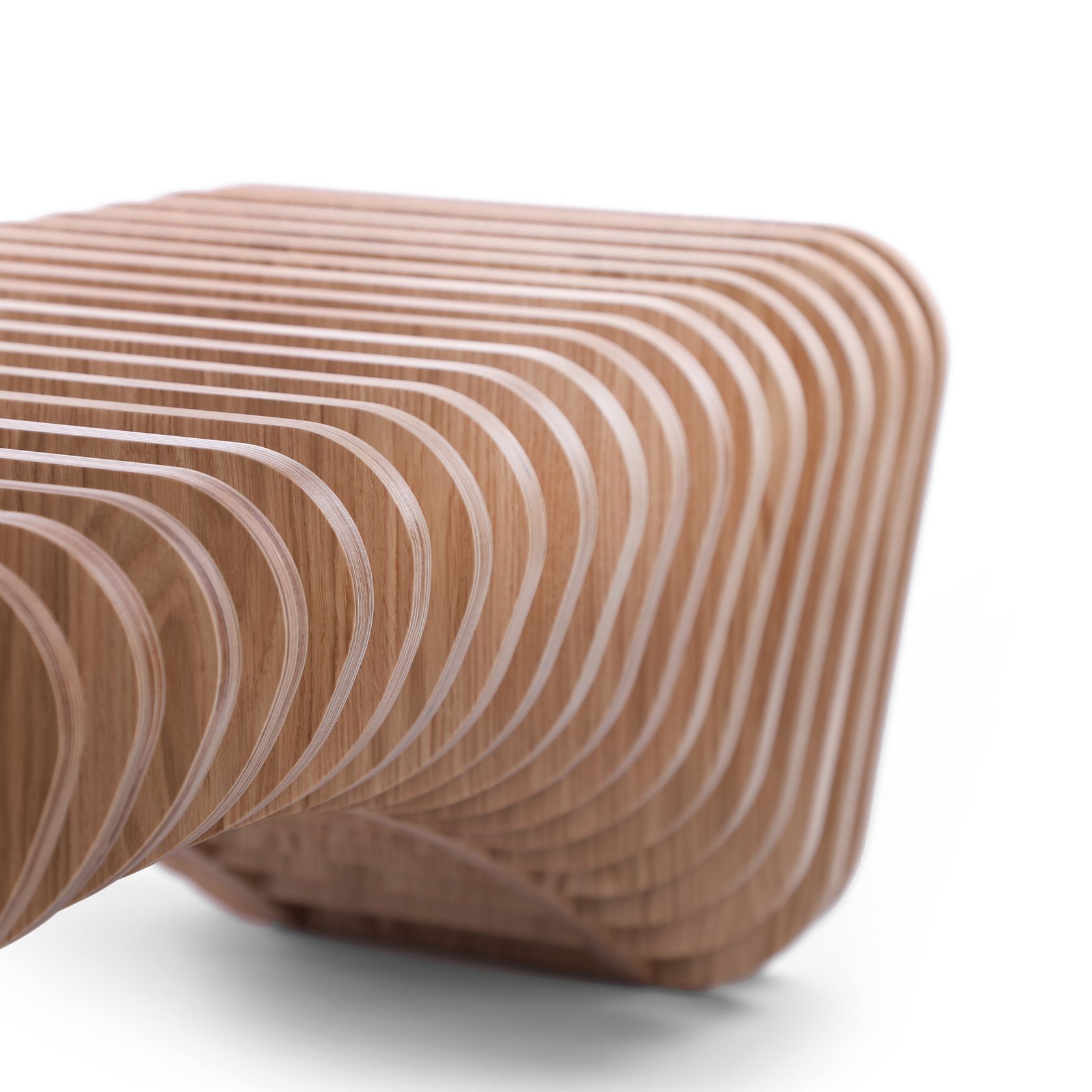 B Wood veneer bench seating By ODESD2 design Svyatoslav Zbroy