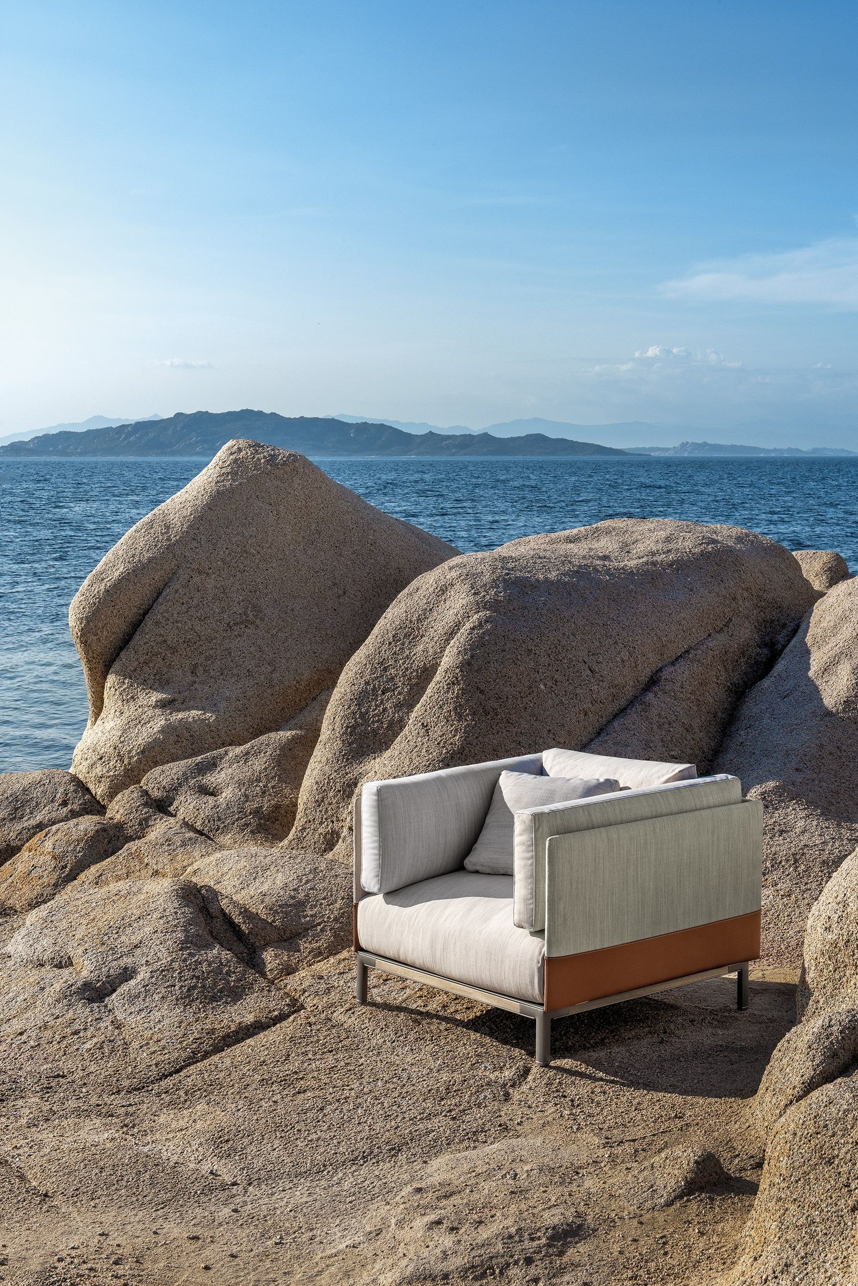 BAIA Garden armchair By Ethimo design Christophe Pillet