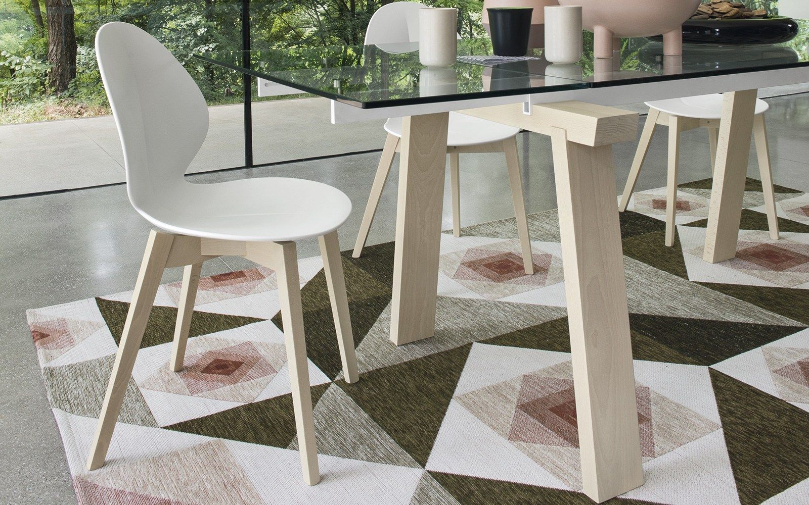 BASIL Polypropylene chair By Calligaris design MrSmith® Studio