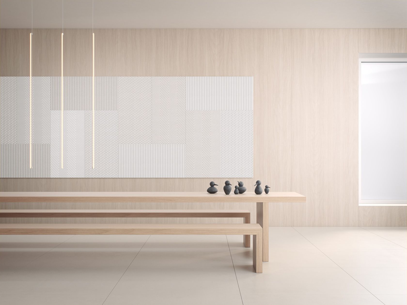 Fireproof cellulose fibre Acoustic wall panel BAUX ACOUSTIC PULP BAUX