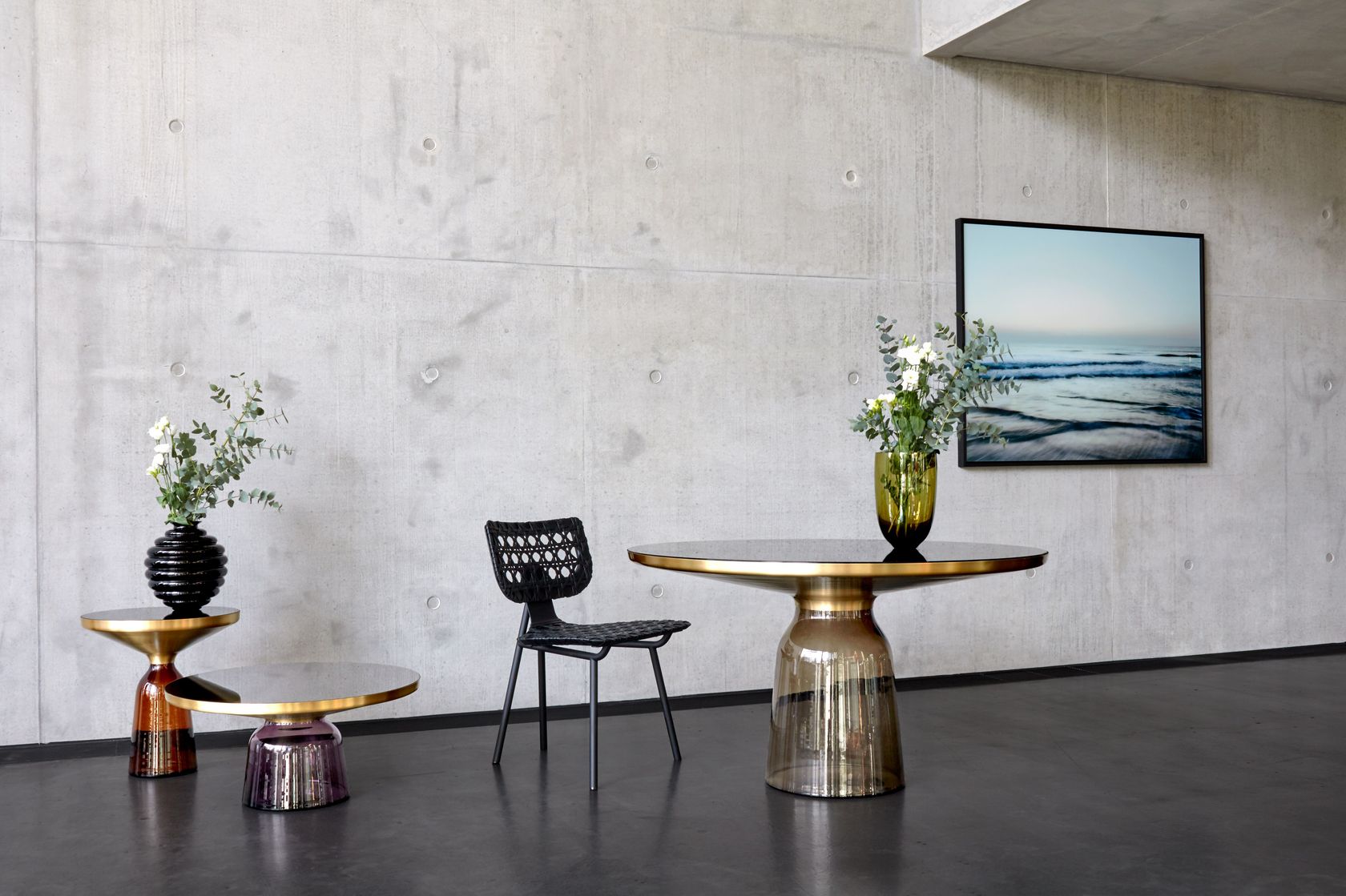BELL SIDE TABLE BRASS By ClassiCon design Sebastian Herkner