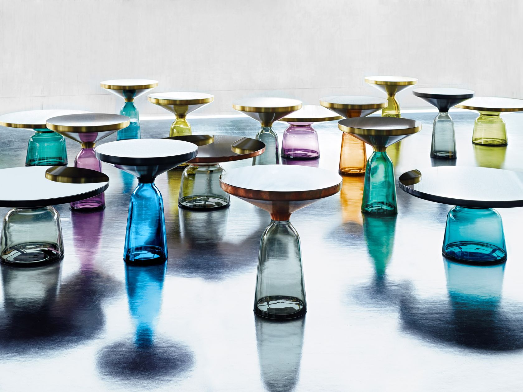 BELL SIDE TABLE BRASS By ClassiCon design Sebastian Herkner