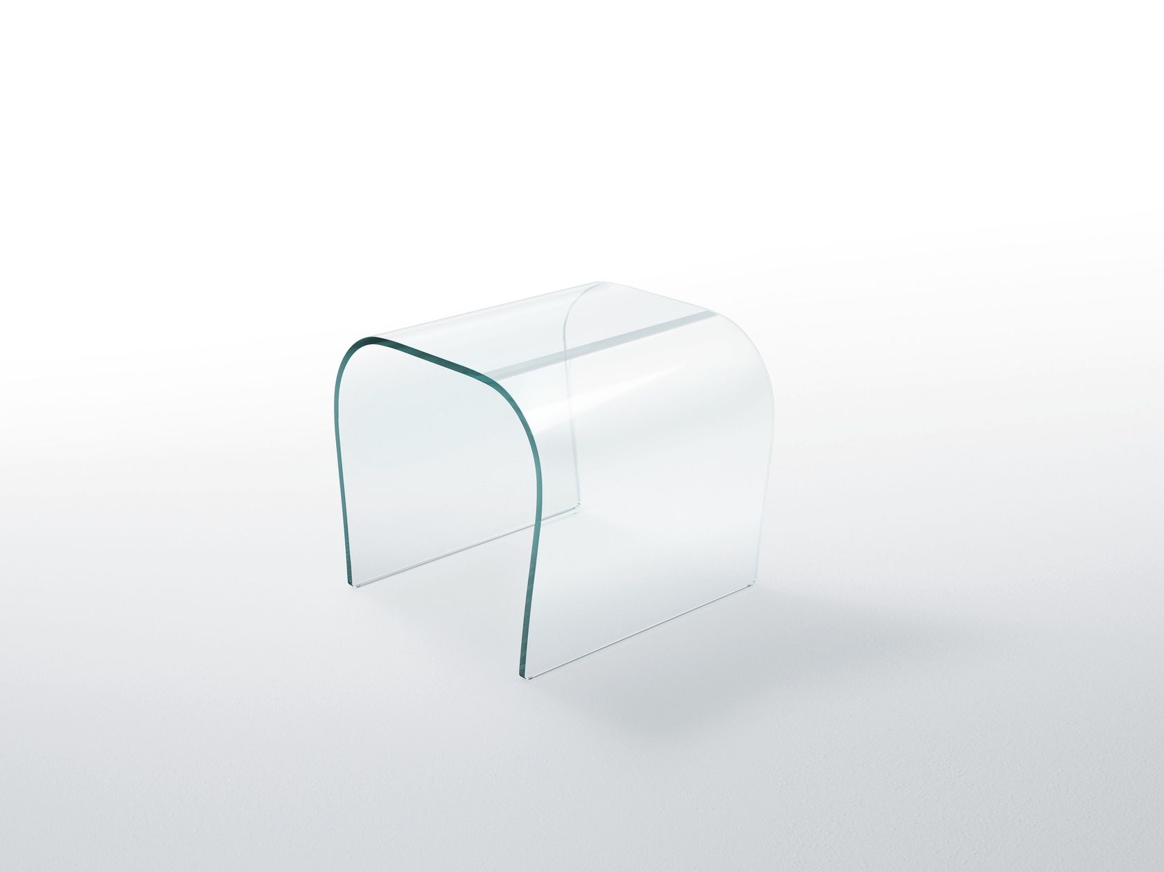 BENT GLASS STOOL Collezione Bent By Glas Italia design Naoto Fukasawa