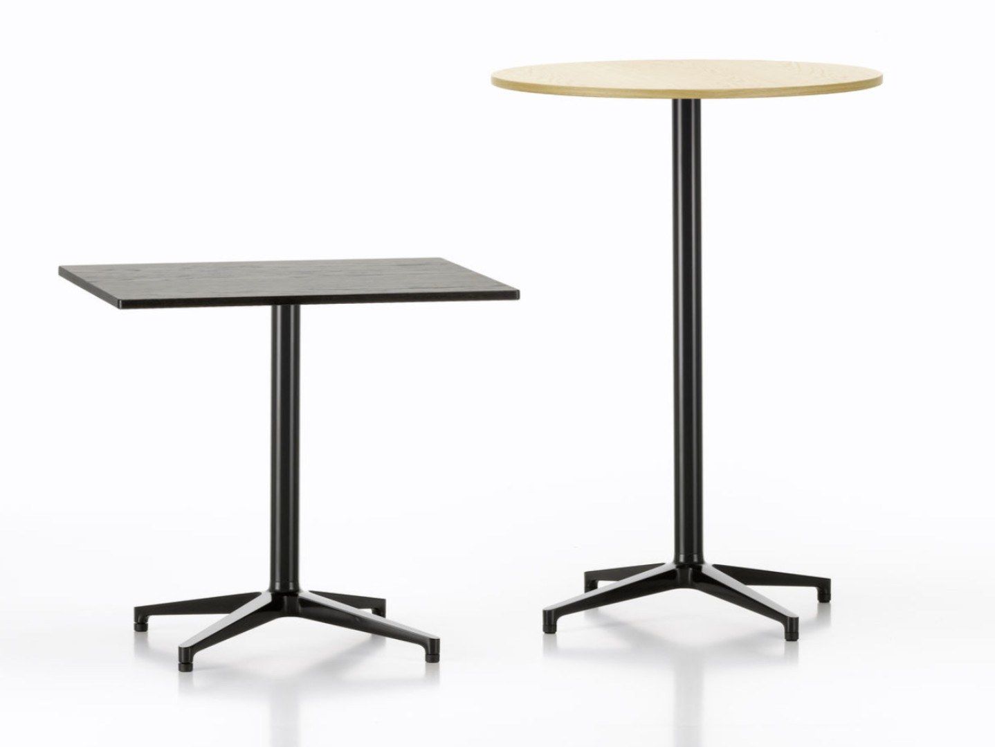 BISTRO STAND-UP TABLE Tavolo alto rotondo con base in acciaio e piano ...