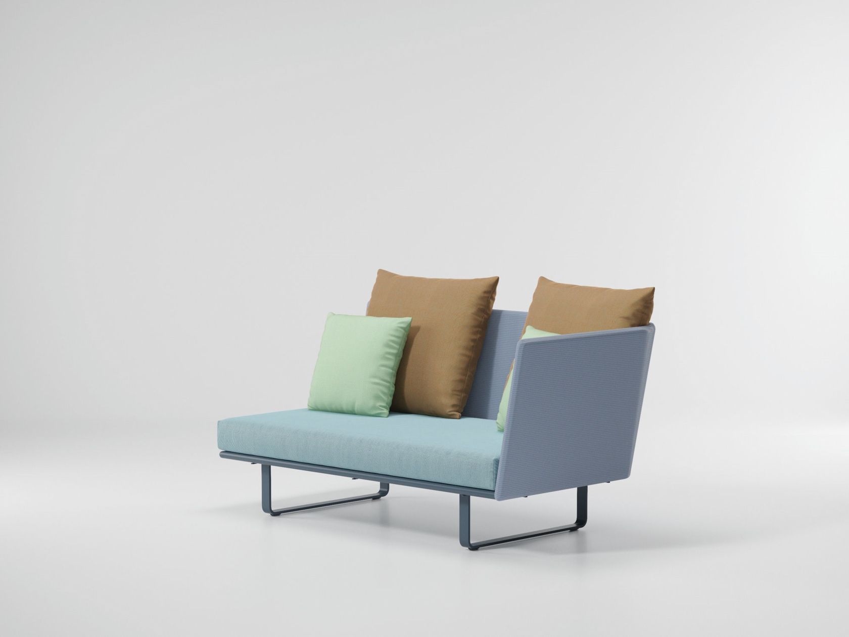 BITTA 2 seater garden sofa Bitta Collection By Kettal design Rodolfo