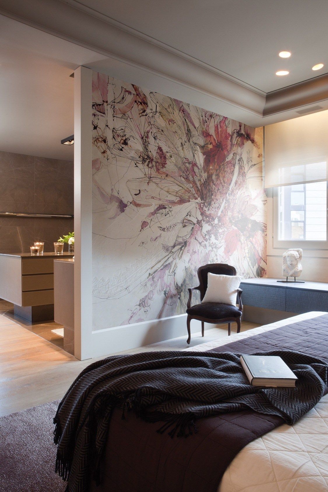 COLLECTION 2014 Artistic wallpaper with floral pattern By Inkiostro