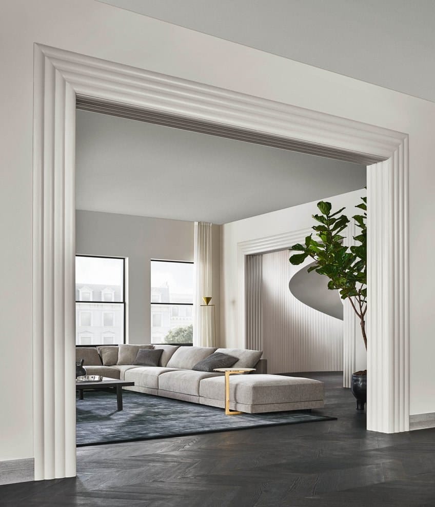 BRISTOL Corner sofa By Poliform design JeanMarie Massaud