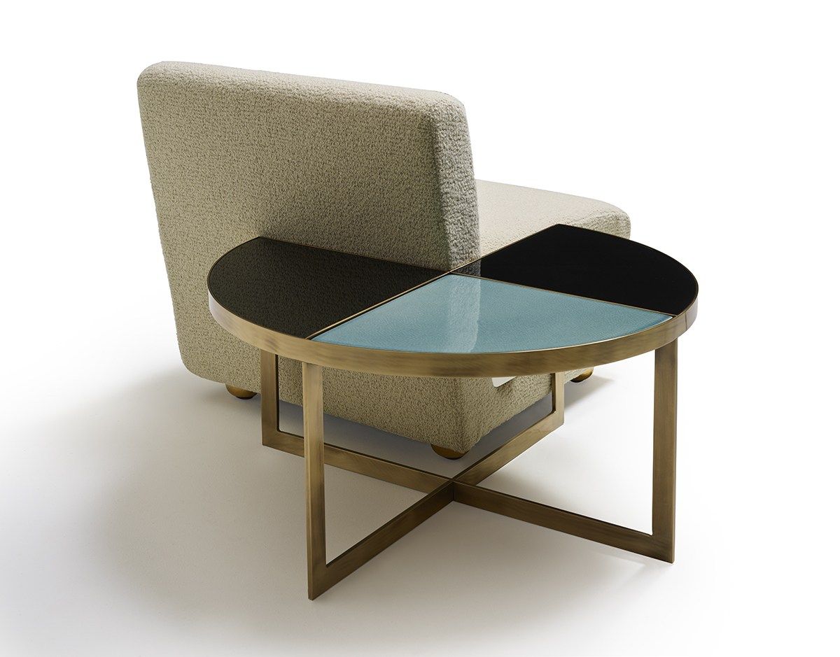 CAROUSEL Low round coffee table By MARIONI | design La Récréation