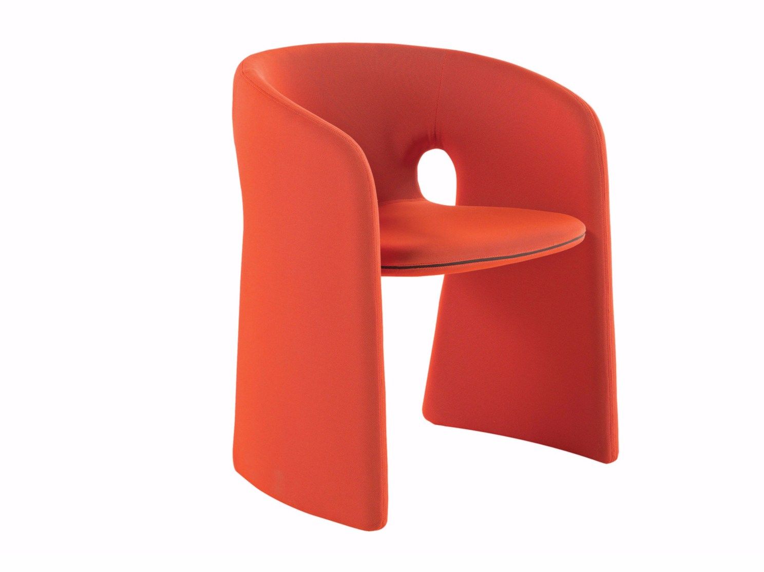 CELESTE Fabric easy chair with removable cover By Roche Bobois design