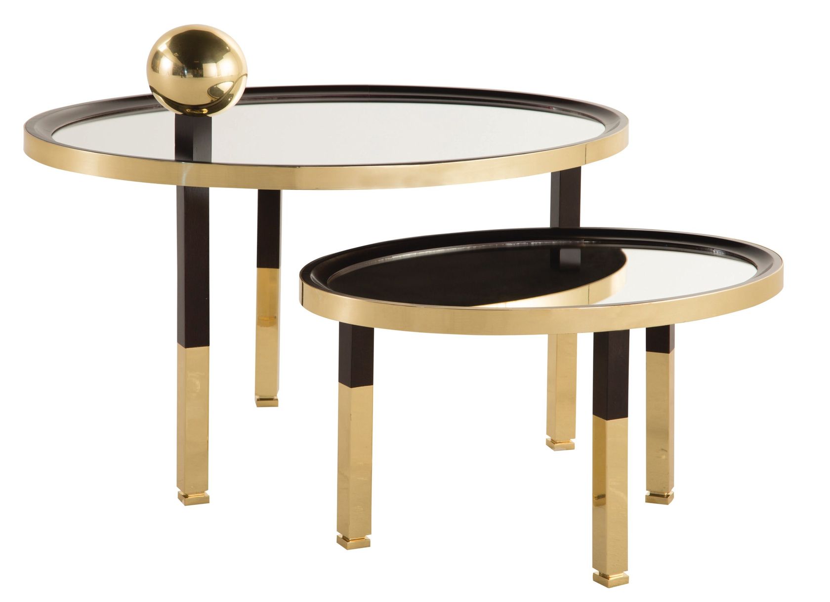 Table Basse Roche Bobois Contemporaine - Rectangulaire Bois Noir 130x70x40 Cm - Intérieur