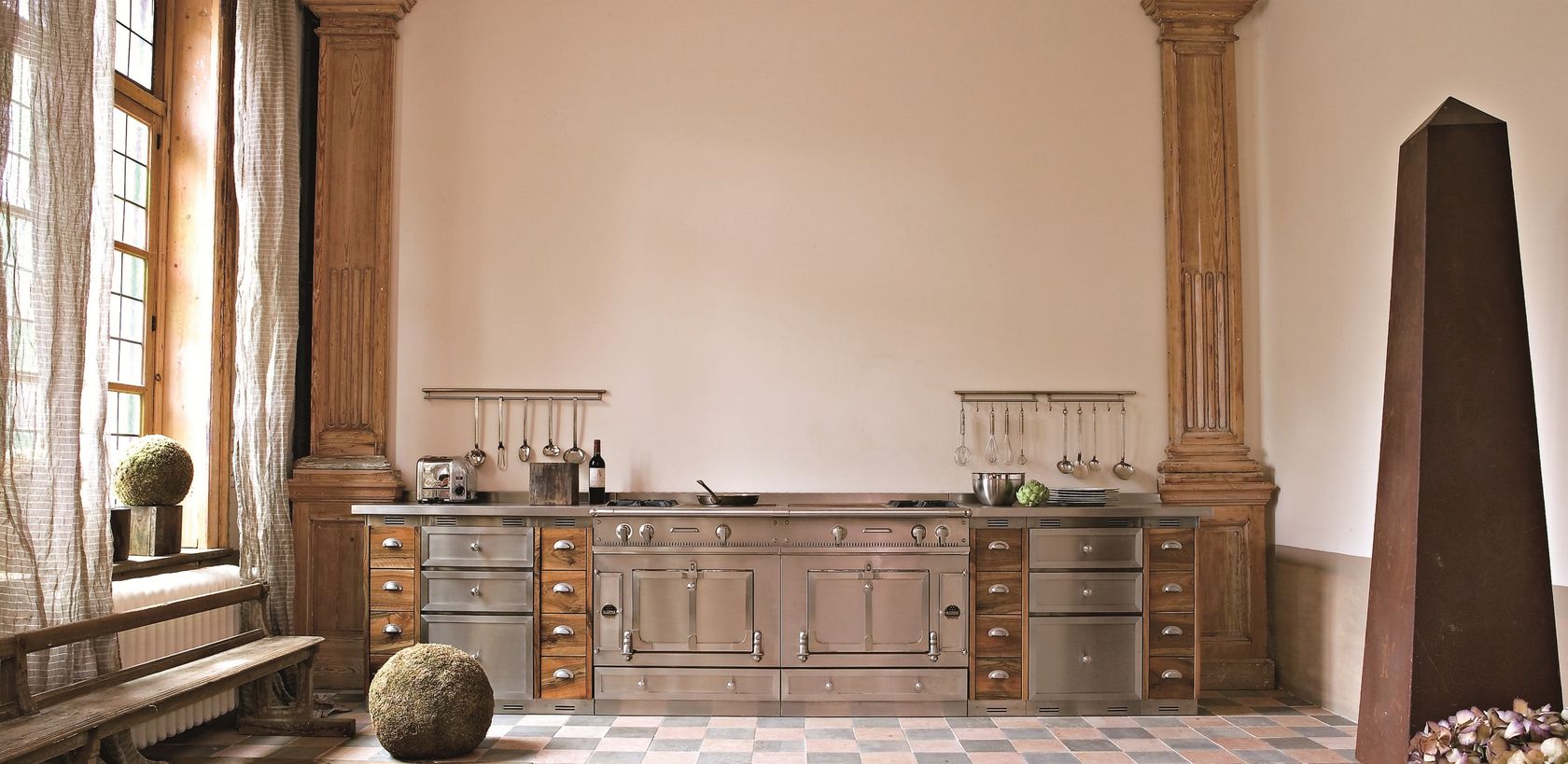 Stainless steel cooker CHÂTEAU 165 By La Cornue