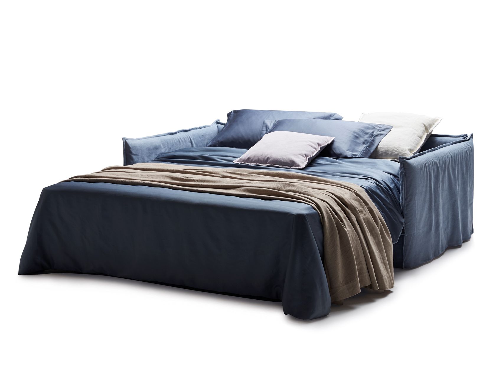CLARKE XL Fabric sofa bed with removable cover By Milano Bedding