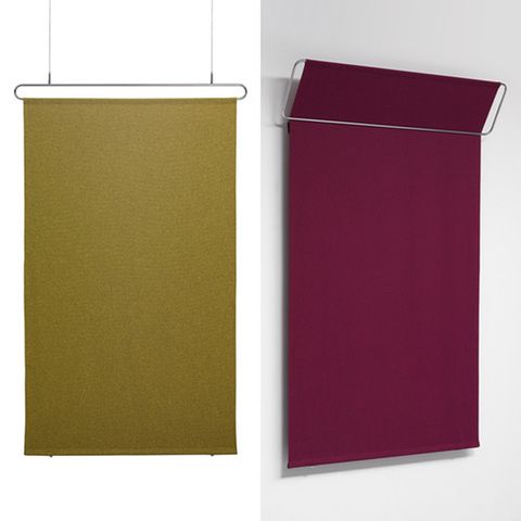 Fabric Acoustic wall panel CLASP WALL Snowsound Fiber Products ...