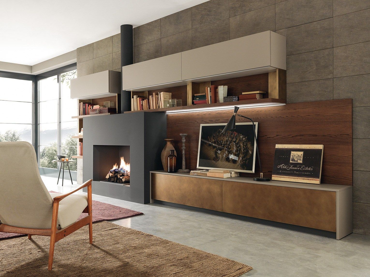 CLASS LINE | Kitchen with island By Febal Casa design Alfredo Zengiaro