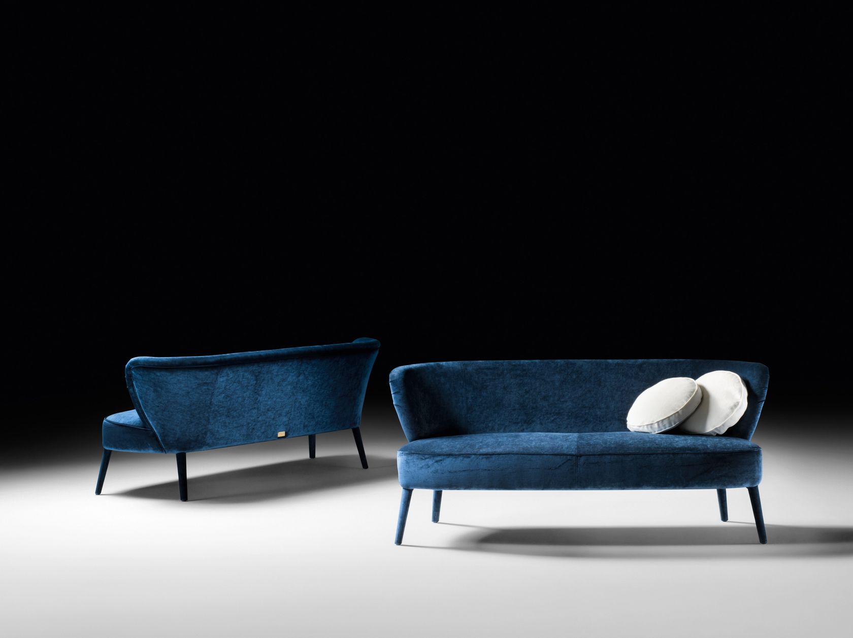 Cloè - Canapé 2 places tissu personnalisable - Vue supplémentaire 3