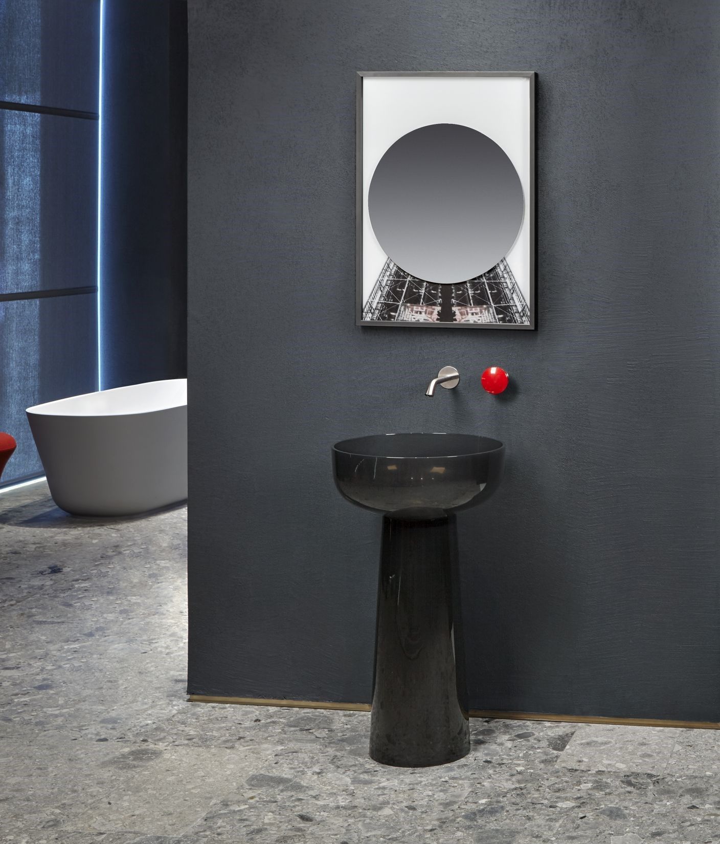 COLLAGE Round mirror By Antonio Lupi Design design Luca Galofaro