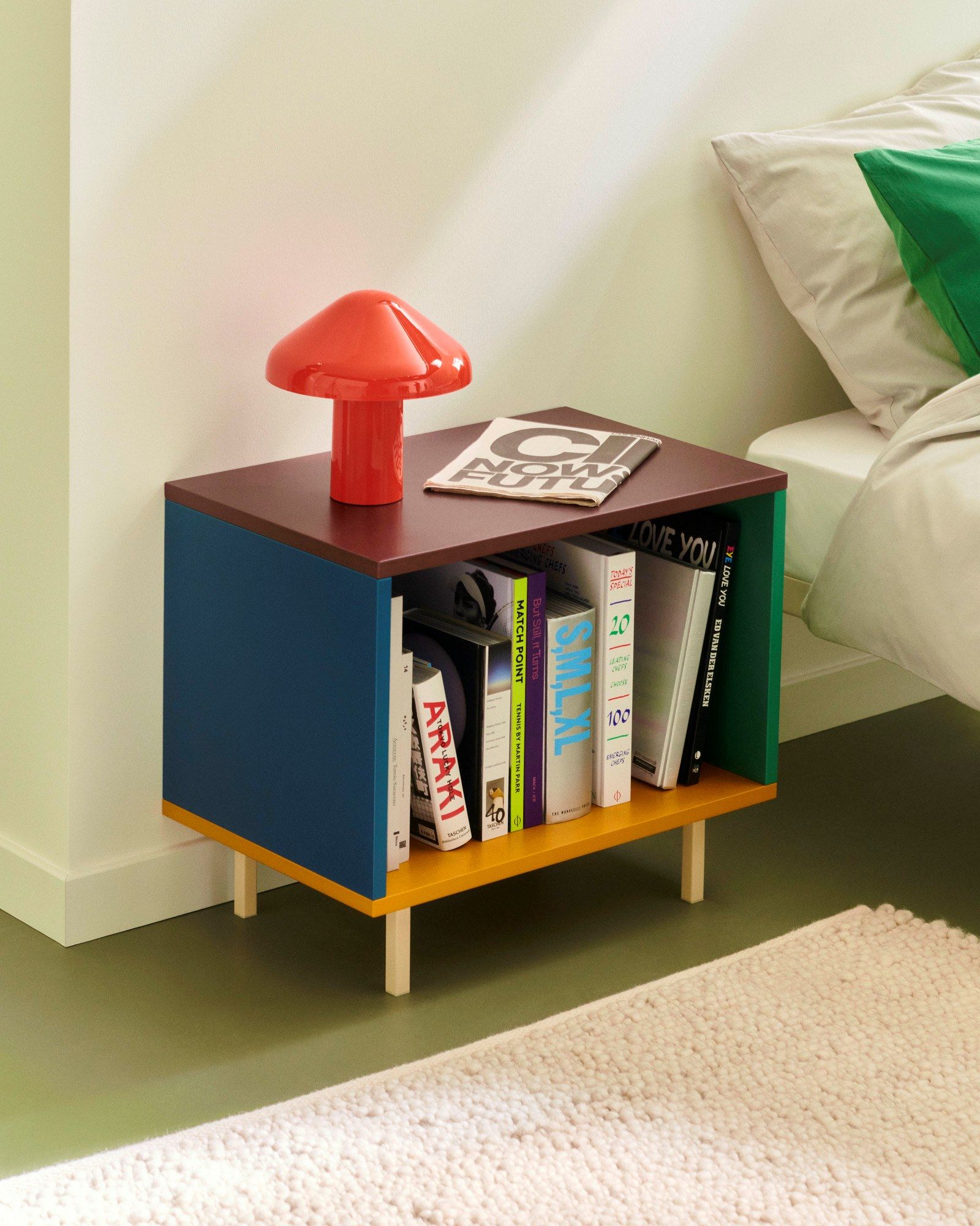 COLOUR CABINET S Rectangular MDF bedside table By Hay | design Muller ...