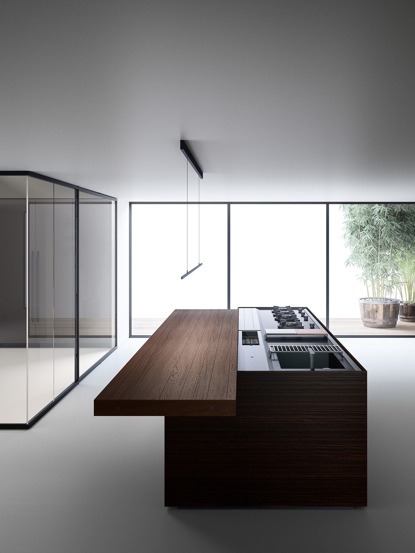 COMBINE EVOLUTION Island kitchen By Boffi | design Piero Lissoni