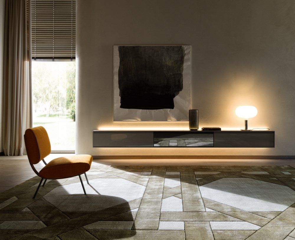 Rectangular rug with geometric shapes CORBA By Molteni & C. design ...