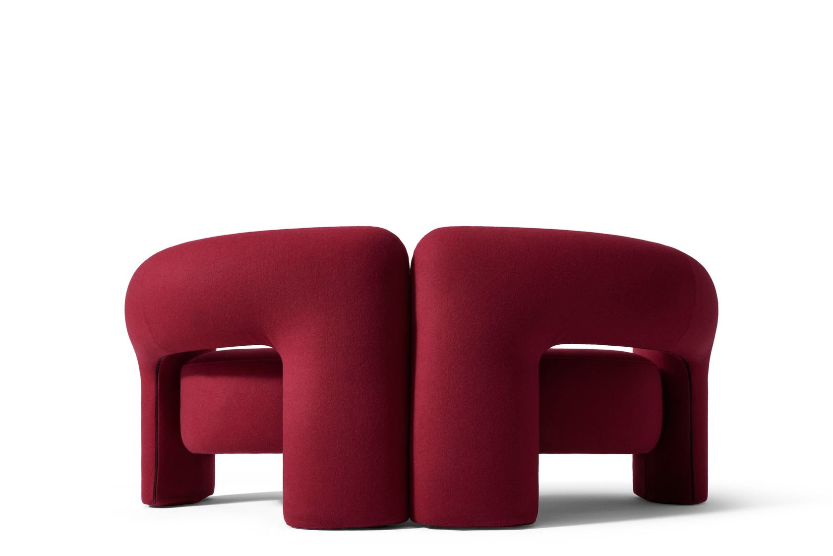 DUDET - Canapé 2 places tissu personnalisable - Vue supplémentaire 1