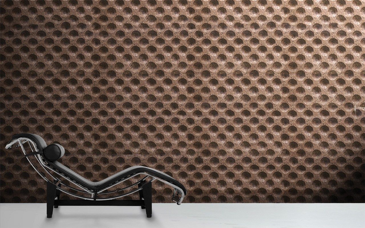 Cork sound insulation panel DECORK By TECNOSUGHERI