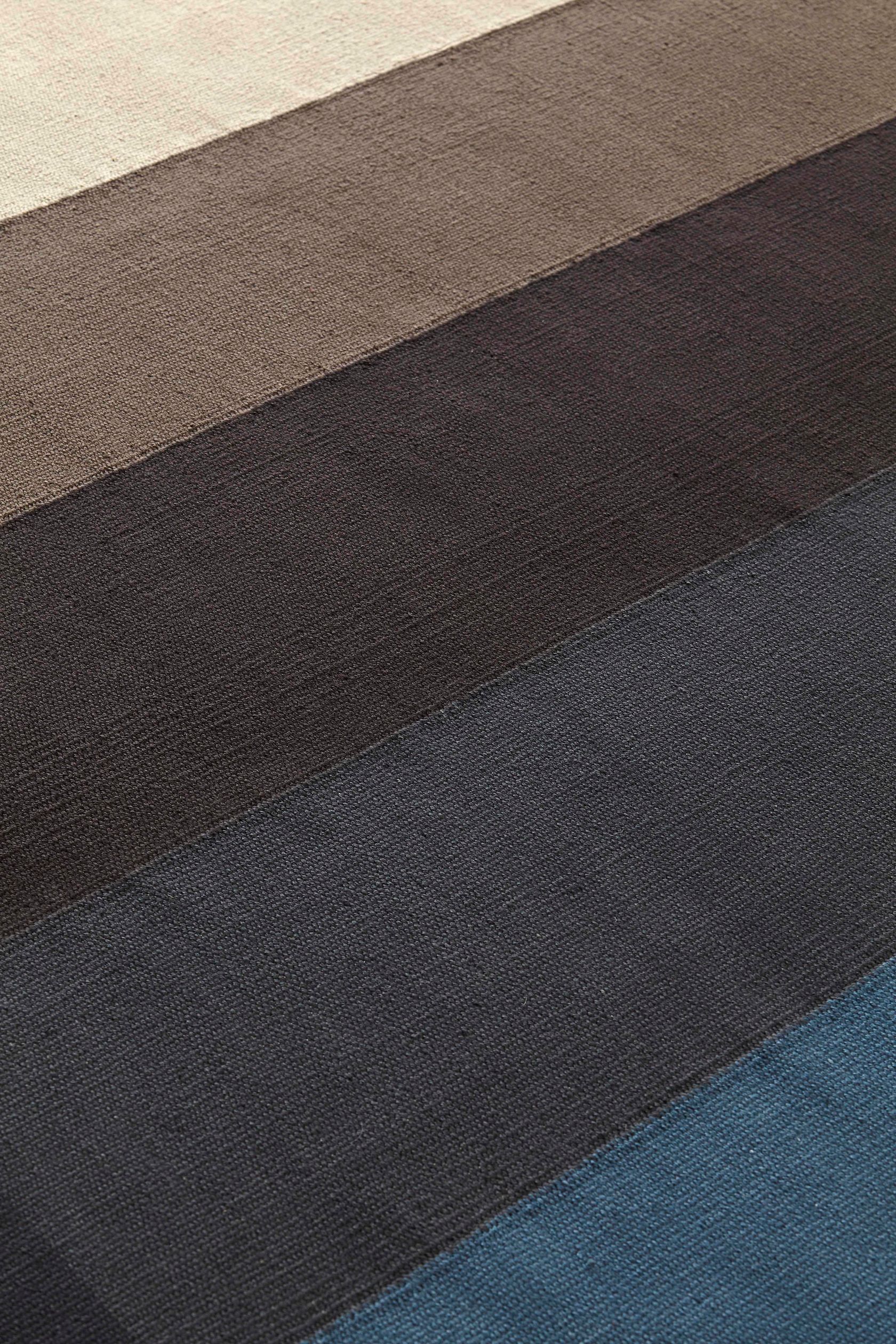 DIAMOND BLUE-BROWN Rug By GAN