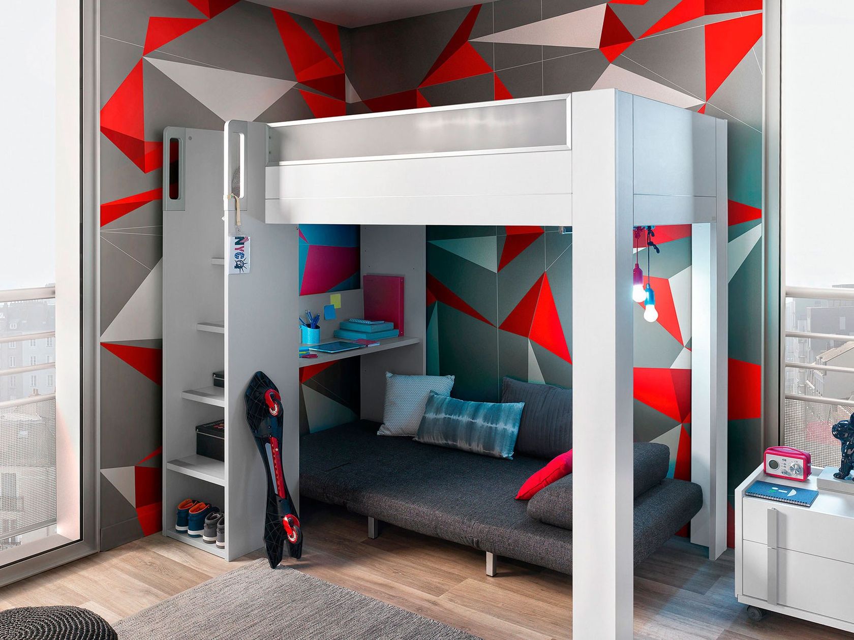 DIMIX Lit mezzanine By GAUTIER FRANCE