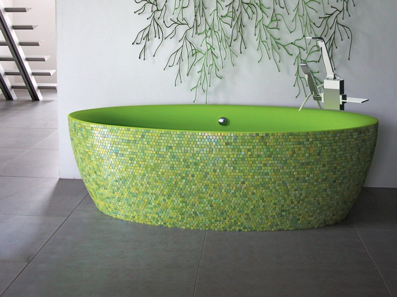 DIP Freestanding bathtub By AQUAdesign design Michel Boucquillon