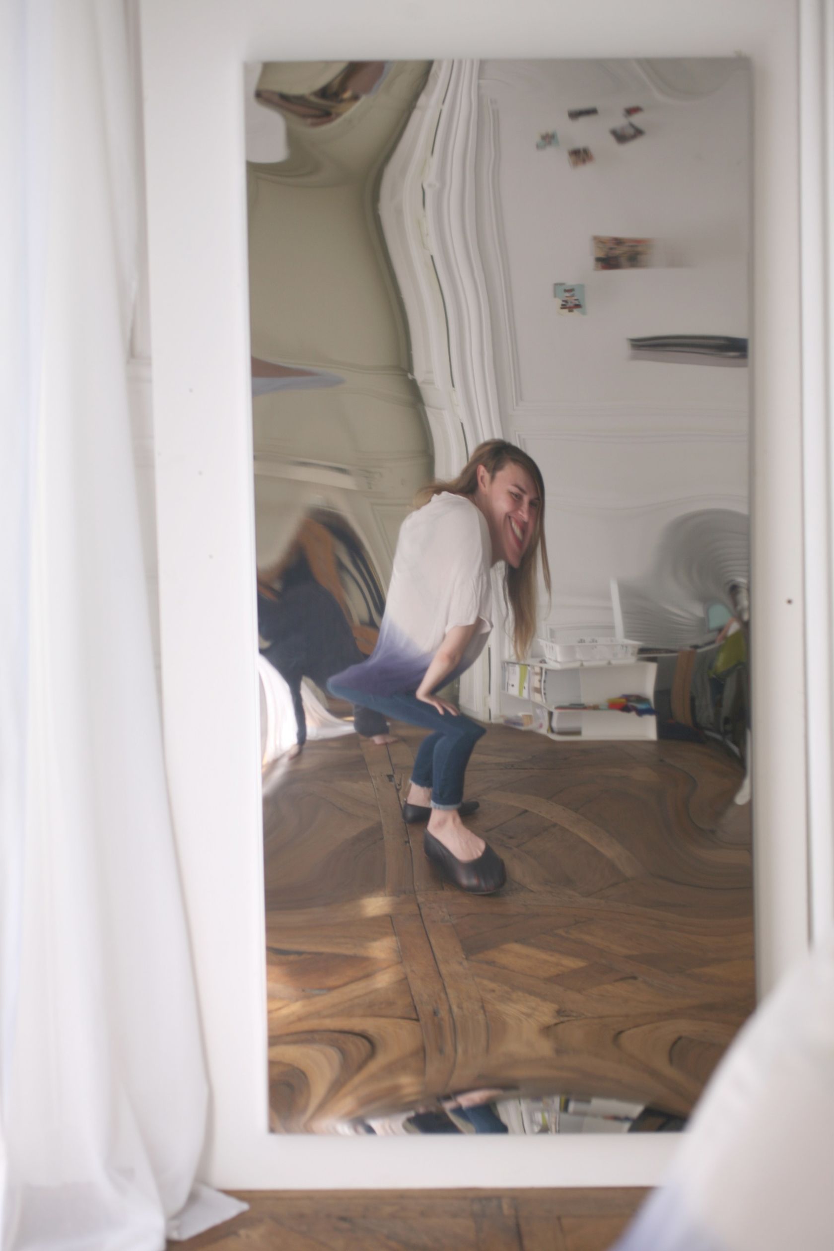 DISTORTING MIRROR 200x94 Distorting mirror By VIDAME EDITIONS