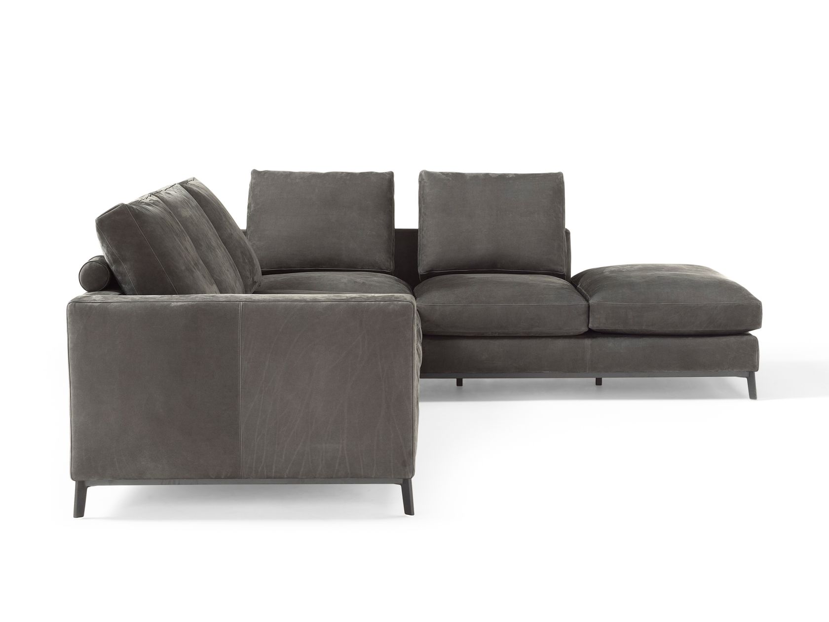 Dorsey - Canapé d'angle tissu personnalisable - Vue supplémentaire 1