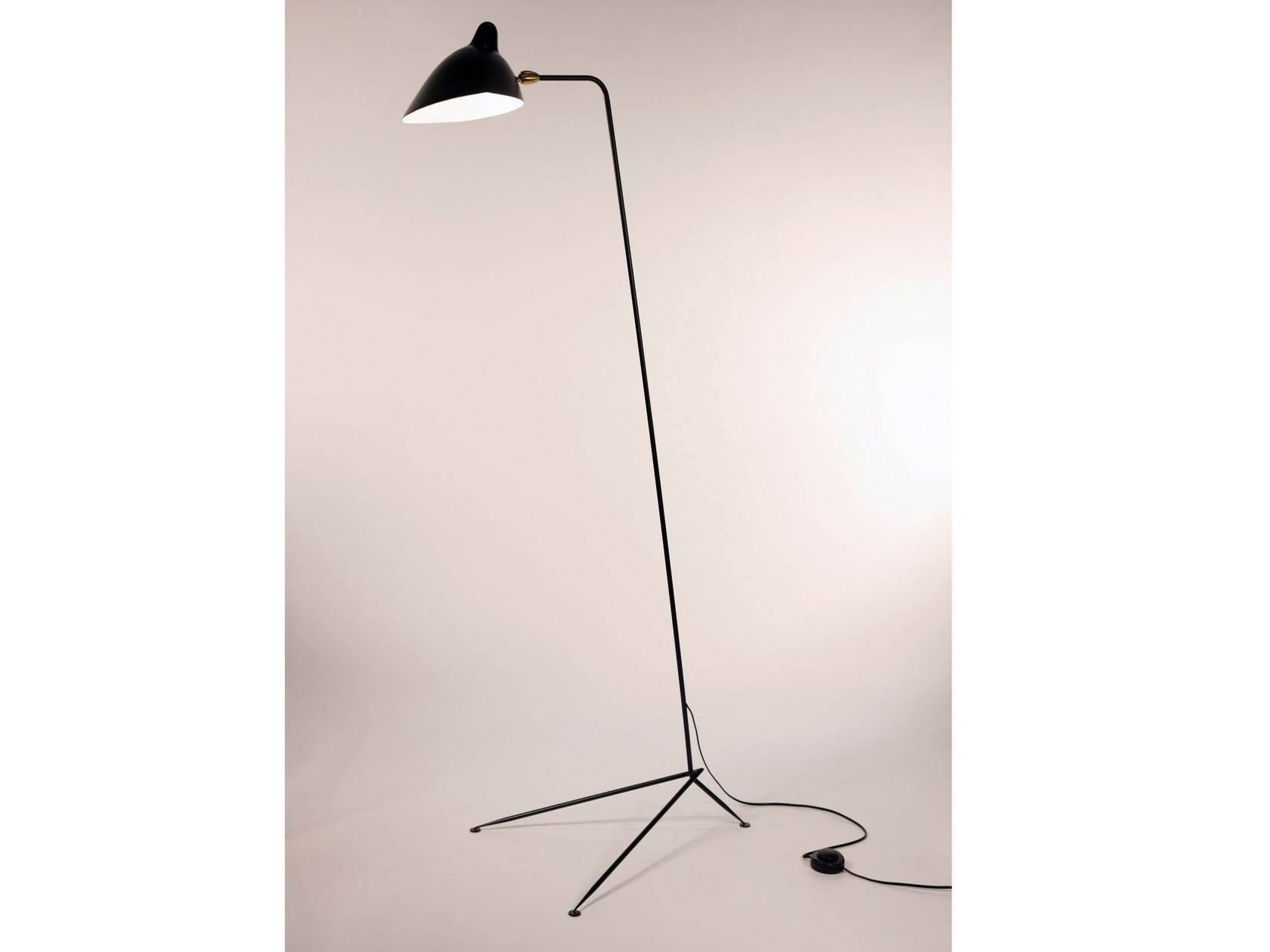 Lampada Terra SuPiede Bianco 360° Anten VILI |Pento girevole E27 max60W| Lampada Divano in metallo,altezza 159cm|per Soggiorno Divano Camera da letto | Leroy Merlin