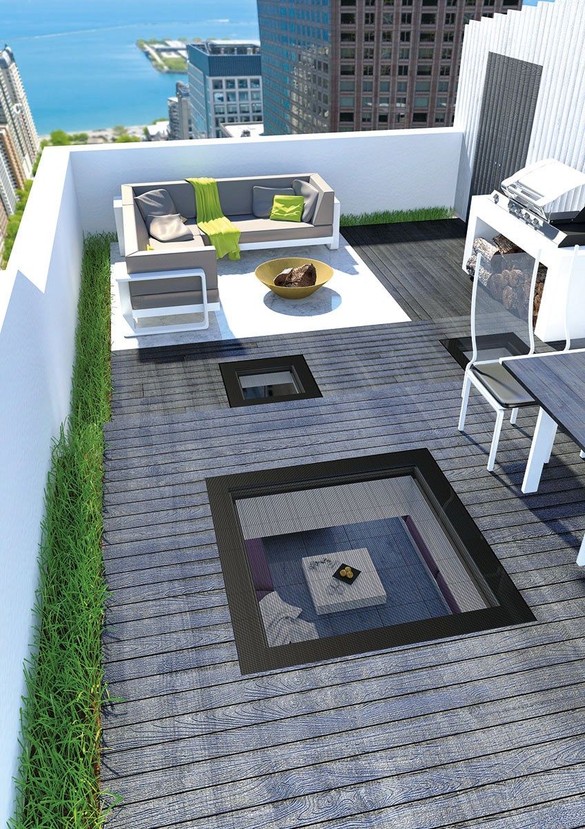 Walkable PVC roof window DXW By Fakro