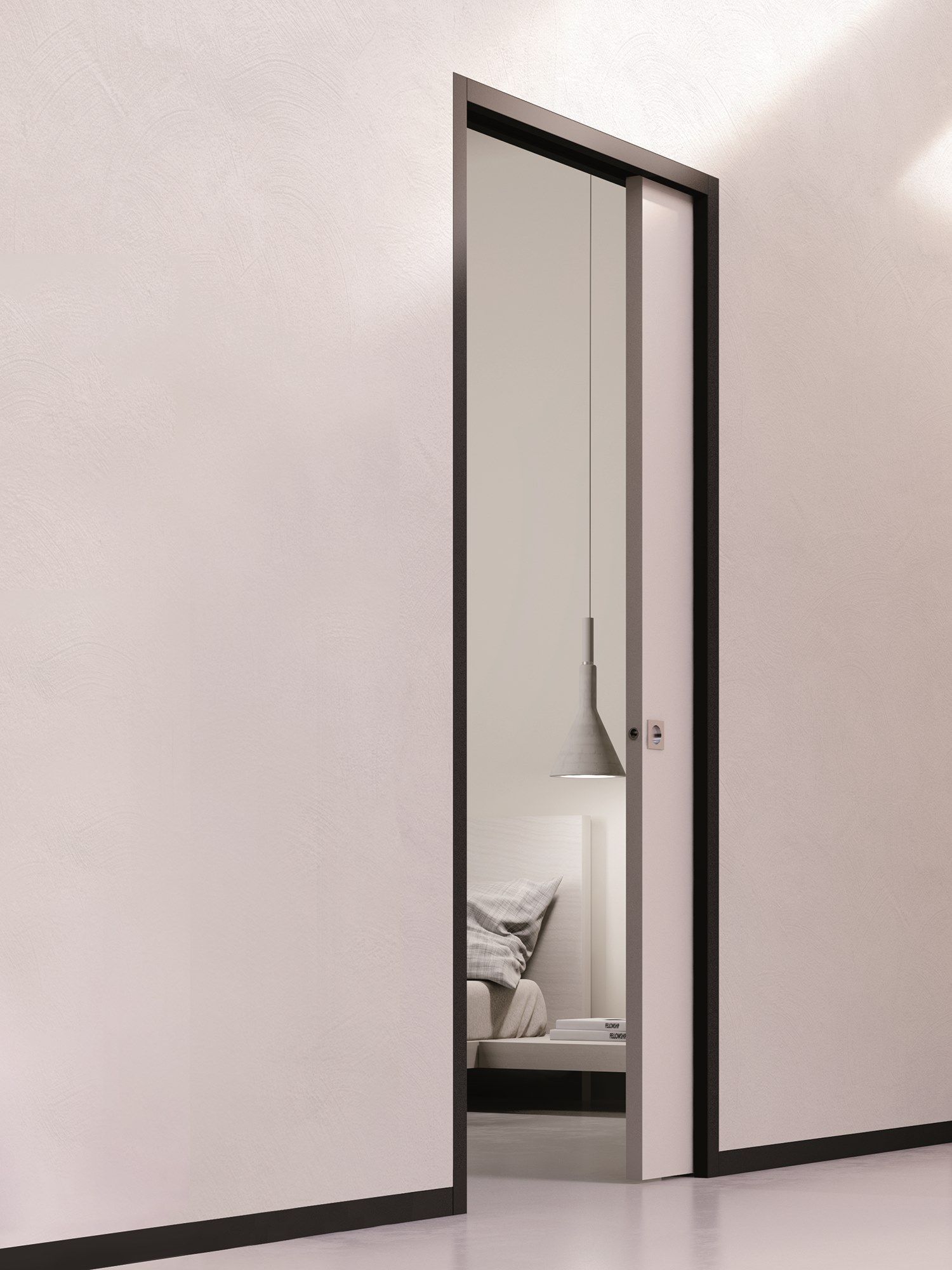 ECLISSE Shodō Sliding pocket door system with flush jambs By Eclisse