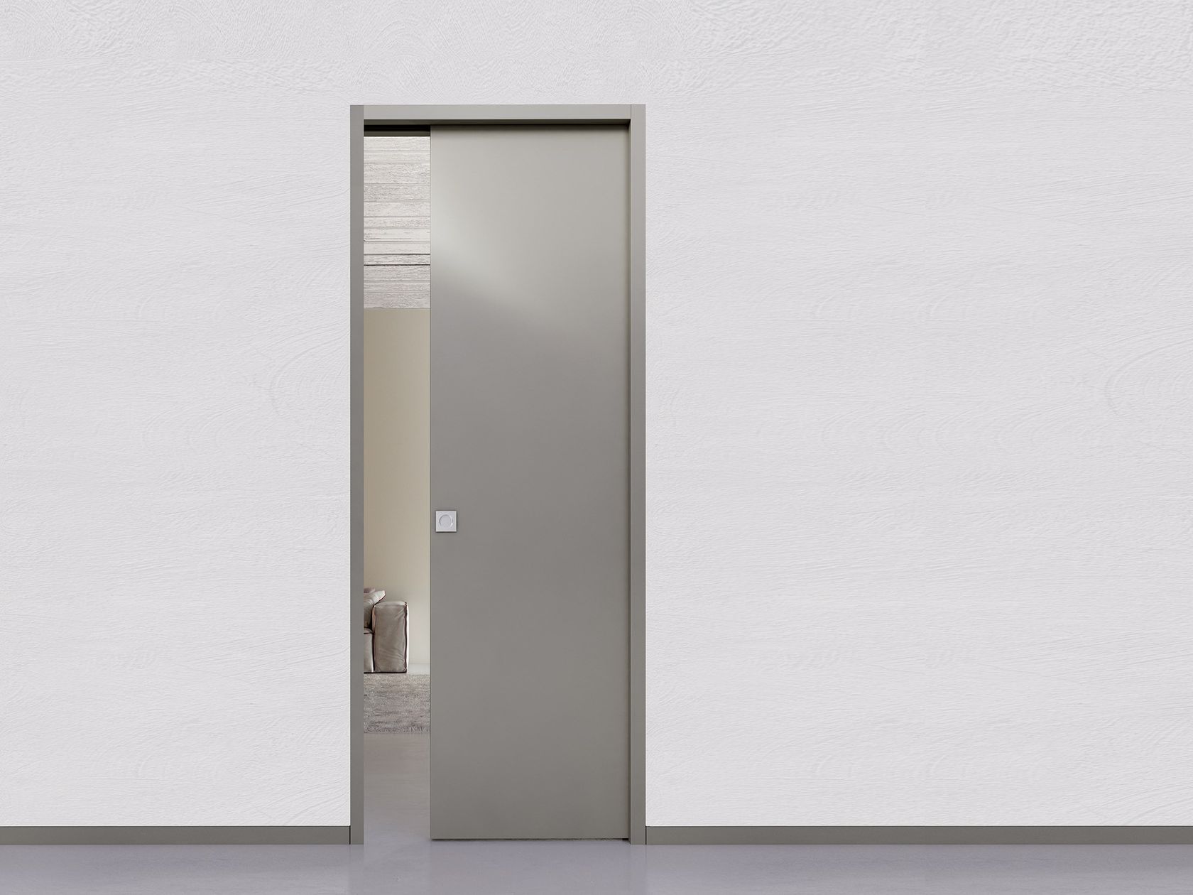 ECLISSE Shodō Sliding pocket door system with flush jambs By Eclisse