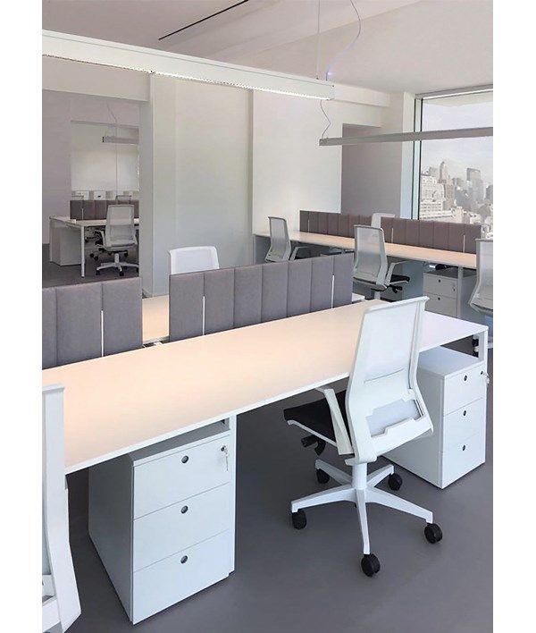 ECODESK | Desktop partition Polyester fibre desktop partition By Slalom