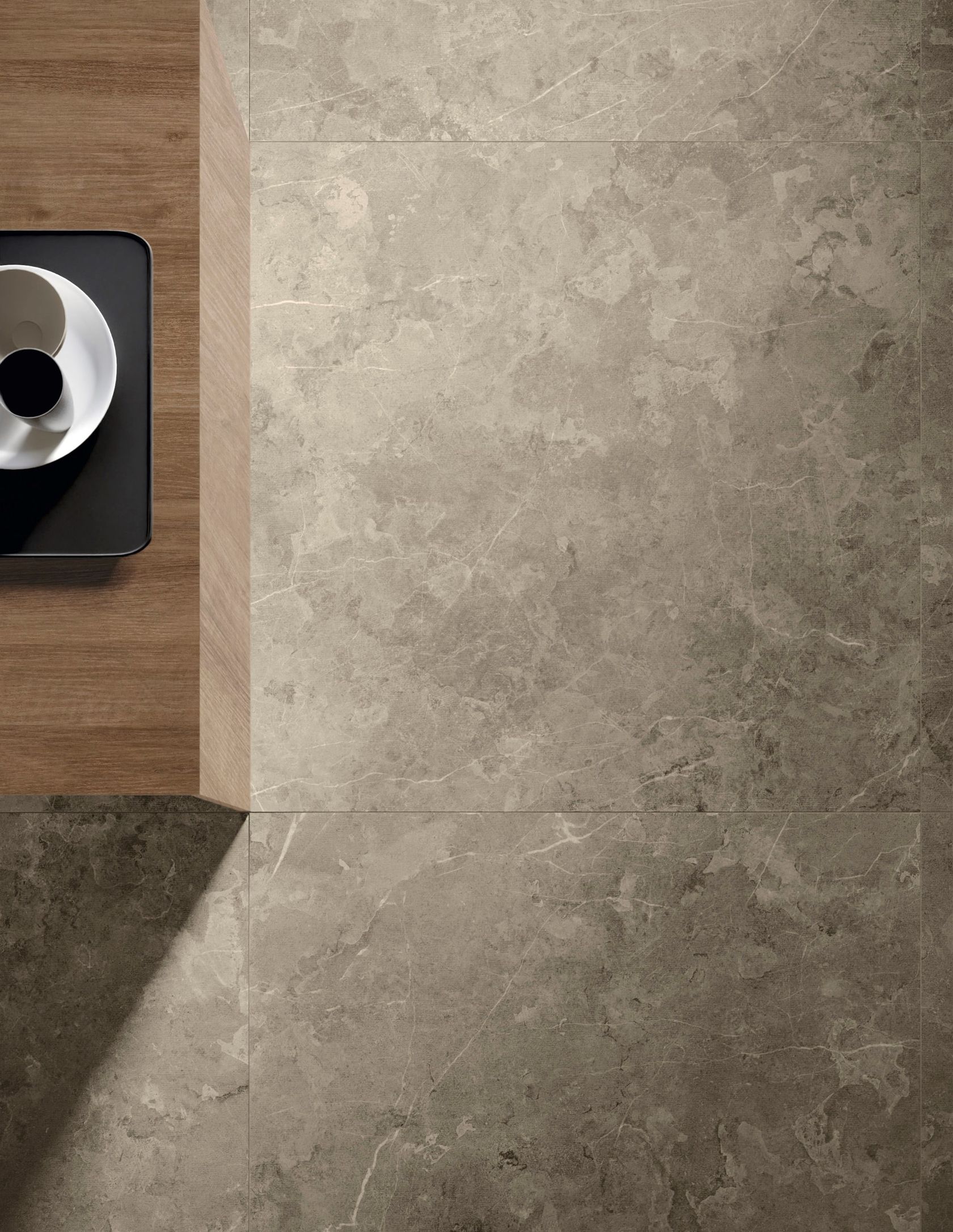 Indoor porcelain stoneware wall tiles with stone effect ELEMENTI PIETRA ...