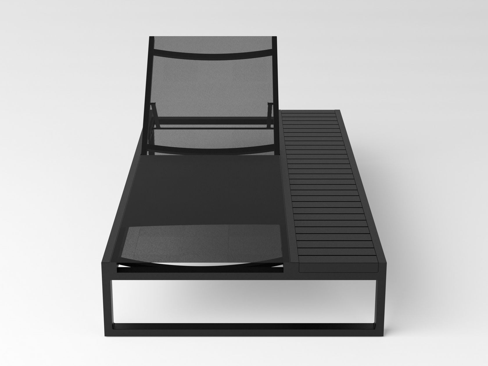 EOS Recliner powder coated aluminium sun lounger By Case design